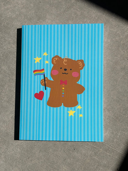Pride Bear Softcover Journal